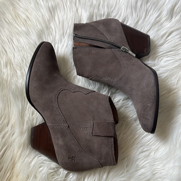 Frye Western bootie taupe - Picture 3 of 6